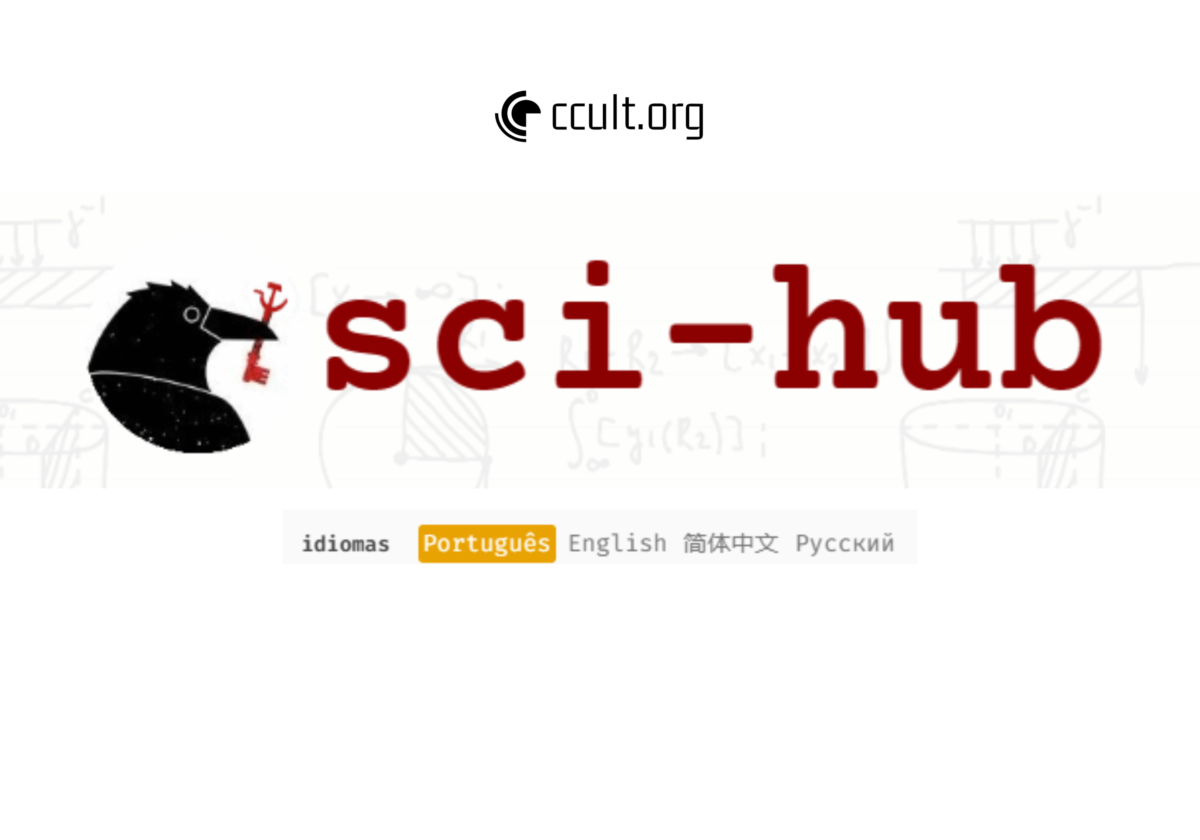Sci-Hub em língua portuguesa