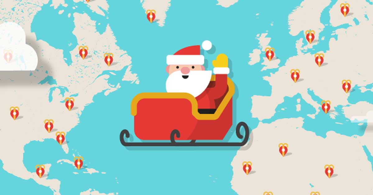 Santa Tracker (ou como é rápido o Papai Noel)