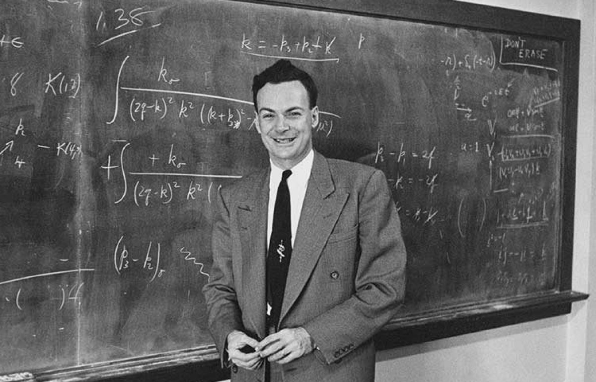 Eu queria que isso fosse uma brincadeira, Sr. Feynman!